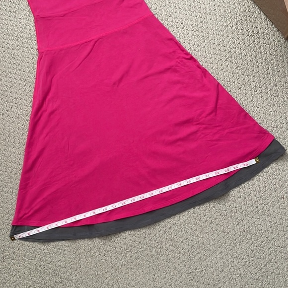 Lululemon senorita Pink and slate grey Beat the Heat Dress - Picture 10 of 13